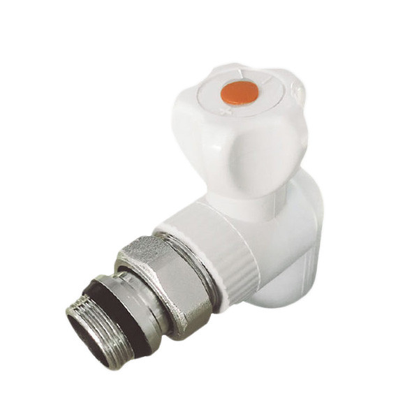 КР Чехія K0161.PRO - 20x1/2 PPR Кран радіаторний кутовий з прокладкою антипротечка (90 шт/ящ)