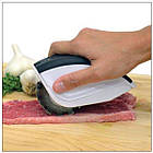 Ніж для нарізки 3 в 1 Rolling Mincer і Tenderizer з часниковим пресом, овочерізка, фото 3