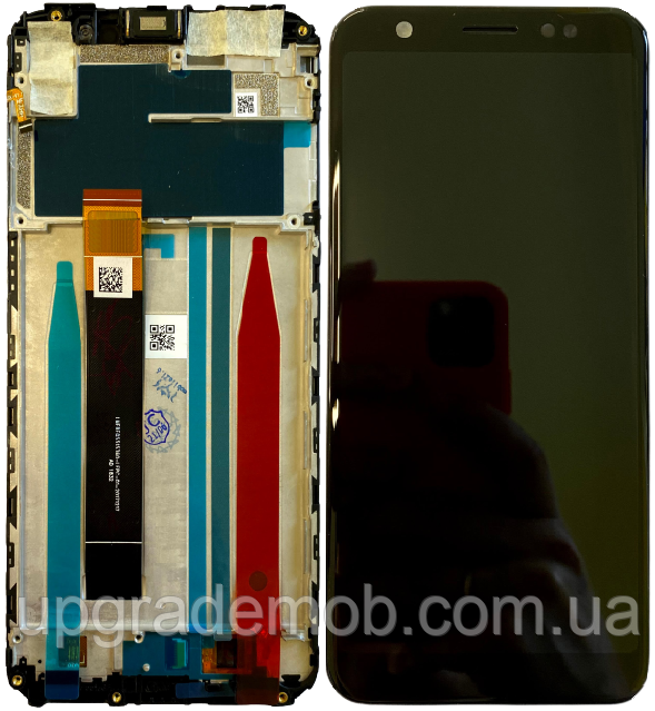 Дисплей Asus ZenFone Max M1 ZB555KL з тачскріном модуль сенсор, чорний, в рамці, оригінал