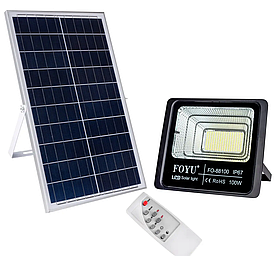 Автономний прожектор на сонячній панелі FOYU-88100 100 W IP67