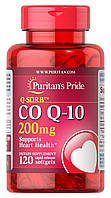 Puritans Pride, коэнзим Q10 (120 капс х 200 мг), coenzyme q10, коензим