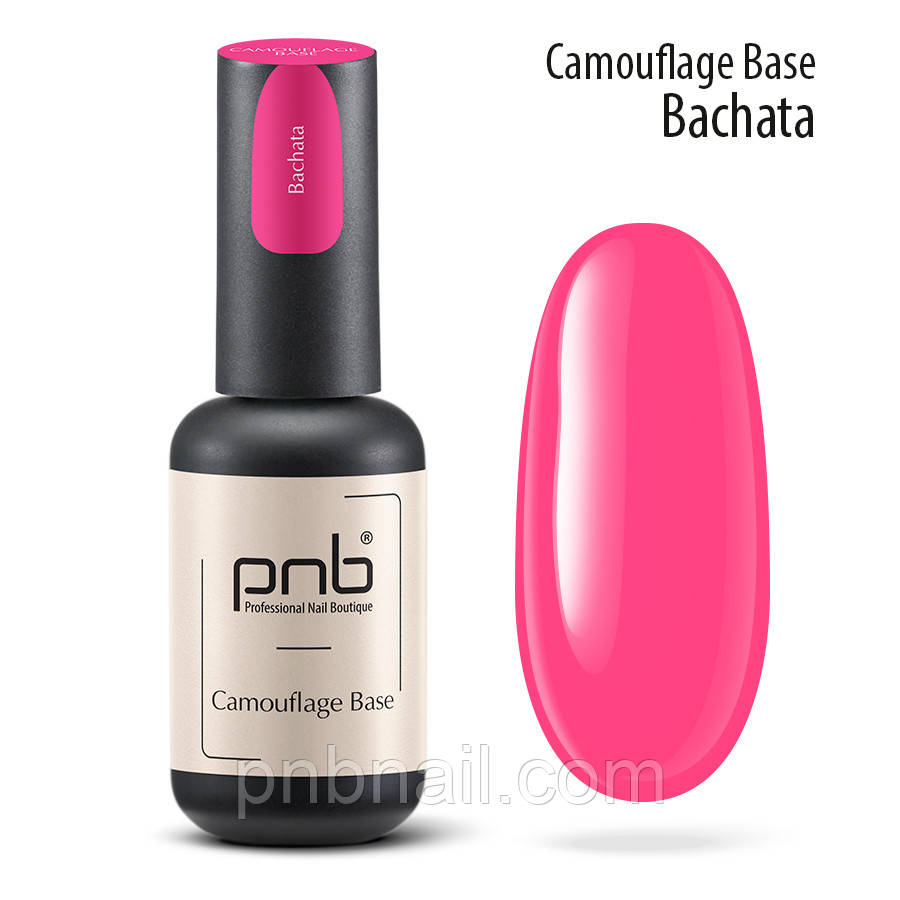 Камуфлююча неонова база / CAMOUFLAGE BASE Bachata, pink / 8мл