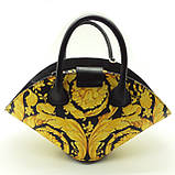 Сумка-кошик шкіряний Silver Taurus 7384., фото 4