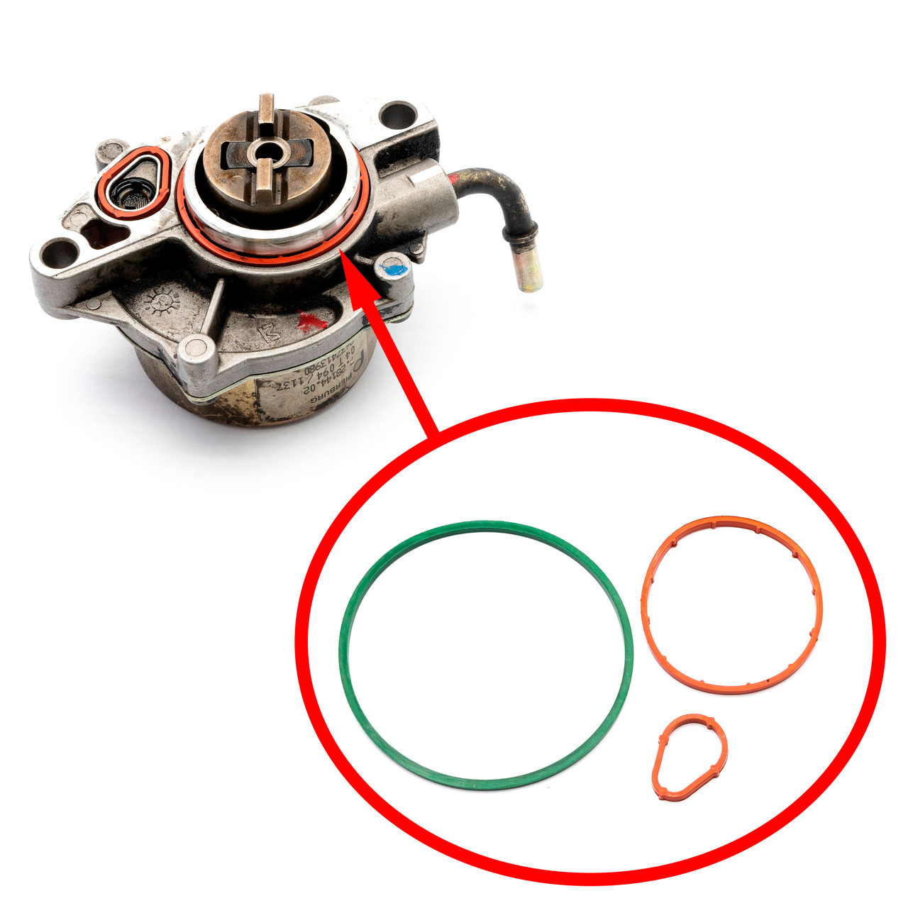 Ремкомплект вакуумного насоса Ford і Citroen/Peugeot 1.4HDI 9637413980