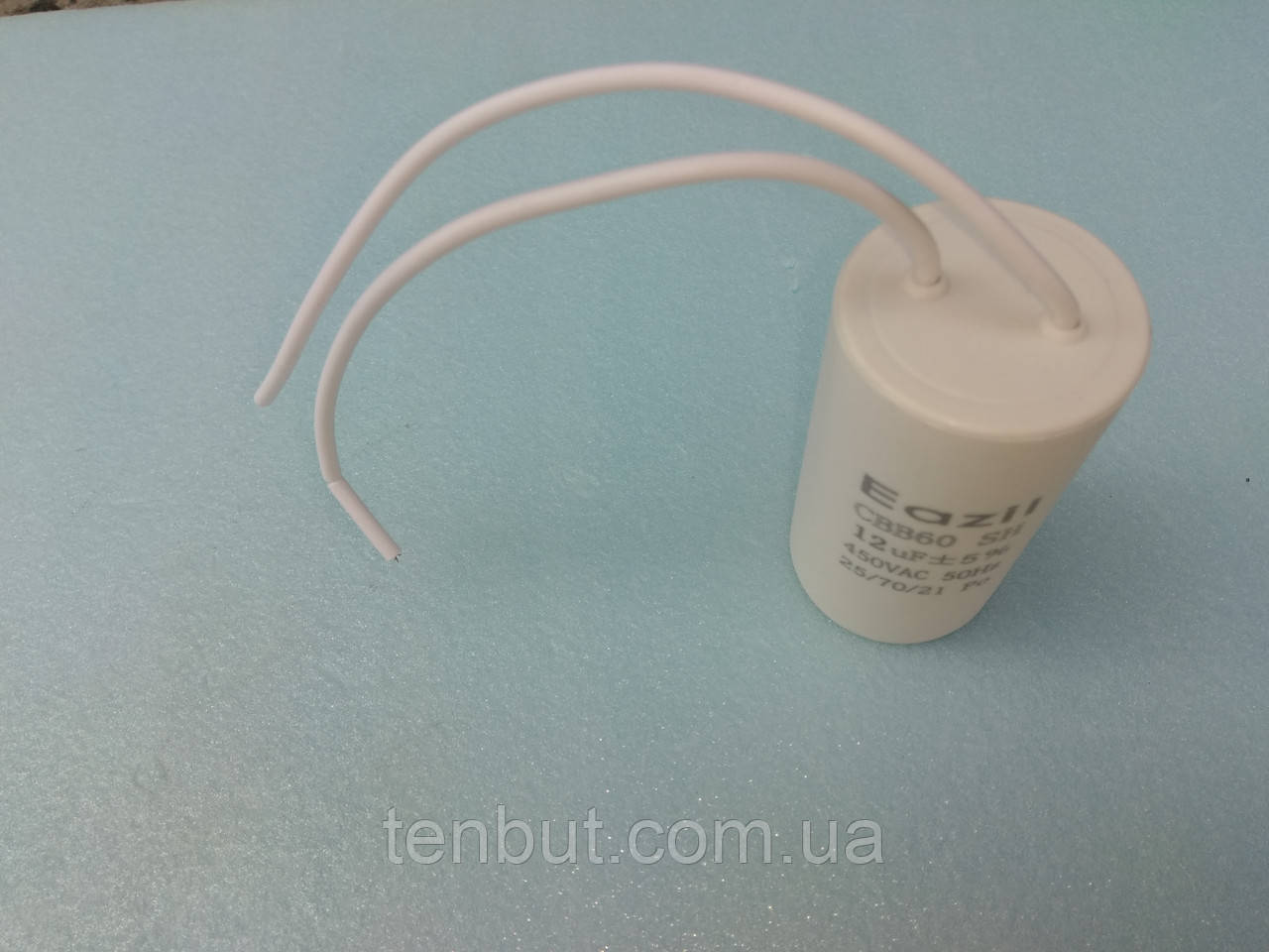 Конденсатор рабочий CBB60 / 12 мкФ±5% / 450 В. / 50/60 Hz . Розмір 75Х40 мм.
