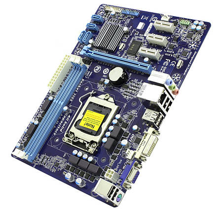 Материнська плата GIGABYTE GA-H61M-DS2V (s1155, Intel H61, PCI-Ex16),б/у, фото 1