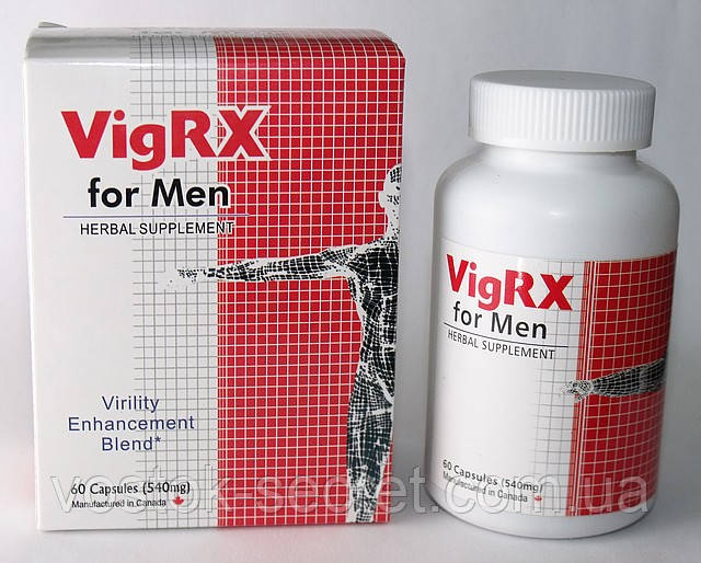 Збільшення пeніса + підвищення потенції, VigRX, 60 капсул