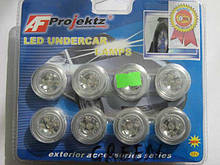 Підсвічування 27068GR днища/салону 8х5 LED зелена