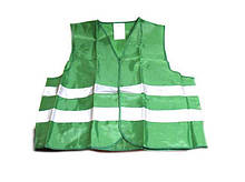 Світловідбиваючий Жилет безпеки ЖБ-002 XL (green)