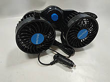 Вентилятор 4" HX-T-303 MITCHELL 6.5 W подвійний 12V
