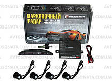 Парктронік PULSO LP-10140/LED/4 датчика D=22mm/коннектор/Black/bк