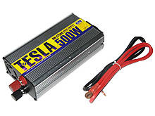 Перетворювач напруги 12V-220V 500W модиф. хвиля/USB-5VDC0.5A/прикурювач/клеми