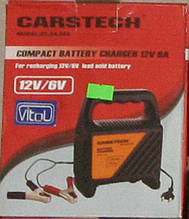Зарядний пристрій. Carstech 54-060 6-12V 0-6A світлодіод.