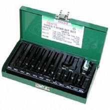 Набір біт TORX (30/75 мм), Т20-Т55. 15 предметів. HANS (06415)