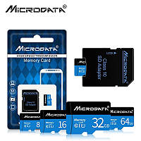 Карта памяти 32 GB Microdata MicroSDHC CLASS 10 U1+ Adapter.