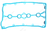 Прокладка клапанной крышки под алюминиевую крышку (с кольцами) Ланос 1.6, Авео 1.6, Лачетти 1.6. силикон