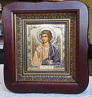 Икона Святого Ангела Хранителя в фигурном киоте, размер 20*18, лик 10*12 ассортимент сюжетов