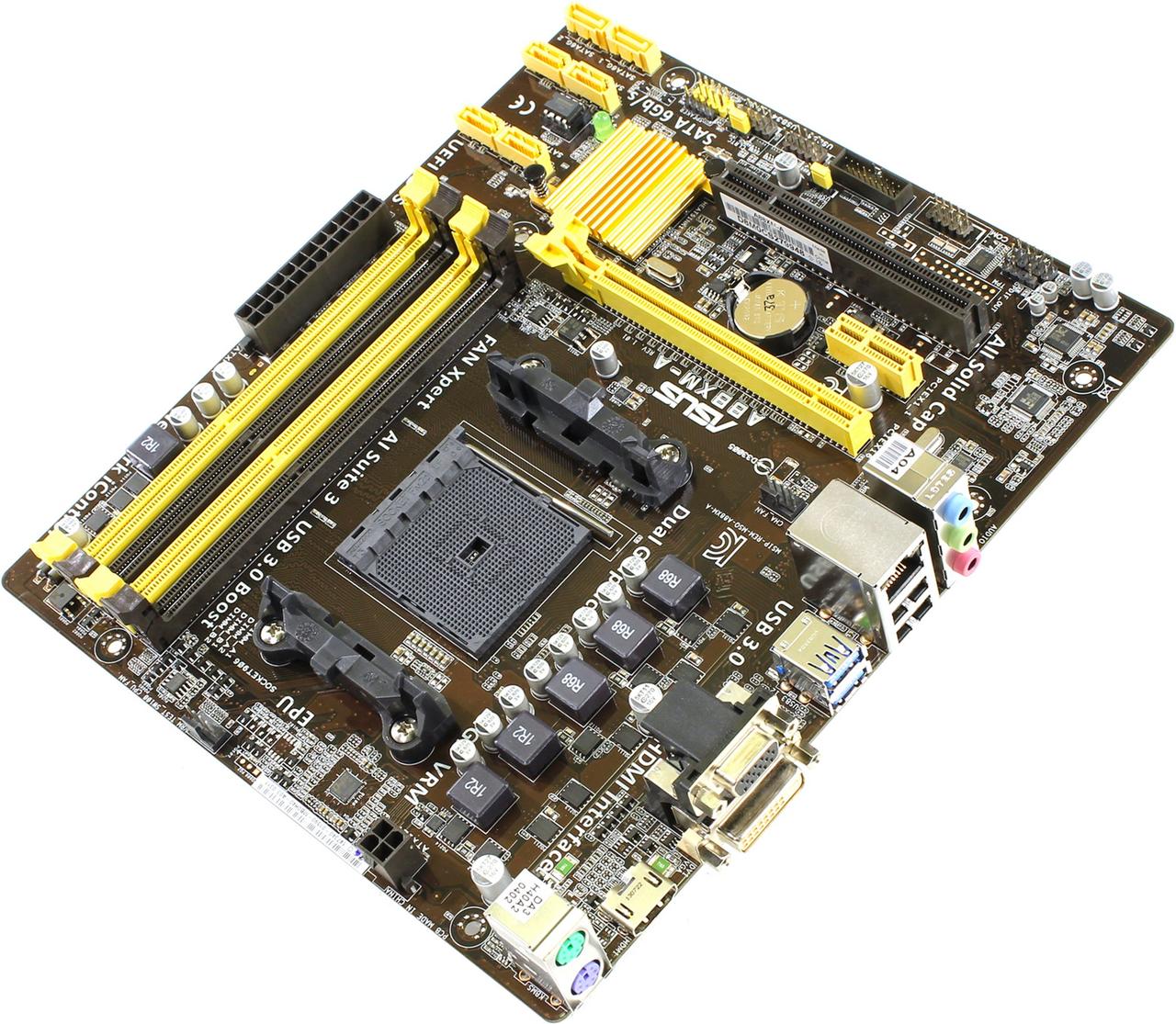 Материнська плата ASUS A88XM-A, FM2+, 4xDDR3, 6xSATA, ATX USB 3.0, SATA 3.0