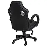 Крісло геймерське Kesser Чорний із сірим (KG68bg), фото 5