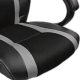 Крісло комп'ютерне TRESKO RS-020 Чорний/Сірий, фото 2