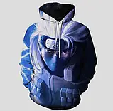 3D Кофта з принтом Хатаке Какаші з мечем, фото 2