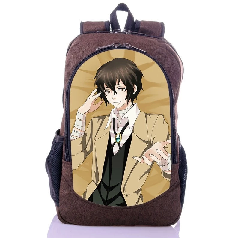 Рюкзак з анімі Дадзая великий з бродячих псів (backpack080)