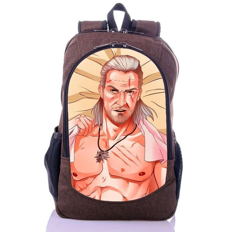 Рюкзак з принтом Геральт Відомак серіал Відьмак гра чаклун (backpack060), фото 1