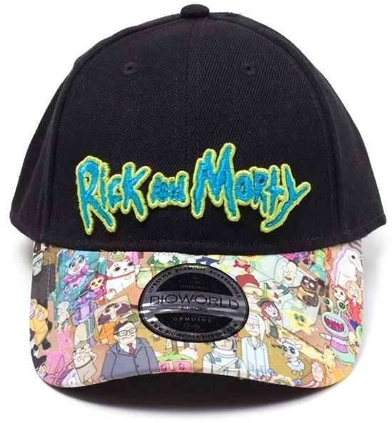 Кепка Difuzed Rick and Morty - Sublimated Print Curved Bill Cap, фото 1