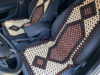 Універсальна дерев’яна масажна накидка на сидіння автомобіля з натурального бука – масажер для водія та офісу