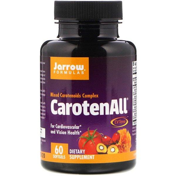 Каротиноїди для зору та судин CarotenAll 60 капс  Jarrow Formulas USA