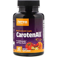 Каротиноиды для зрения и сосудов CarotenAll, 60 капс Jarrow Formulas USA