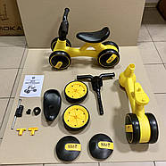 Толокар Біговел для малюків BAMBI M 4086-8 рожевий з музикою і світлом, фото 8