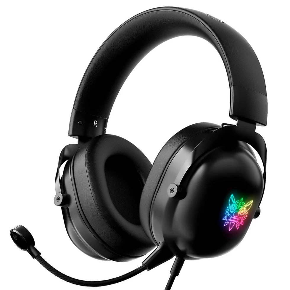 Ігрові геймерські навушники ONIKUMA Gaming LED X11 Чорний