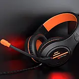 Ігрові геймерські навушники стере MeeTion Gaming Backlit MT-HP021 Чорний, фото 3