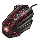 Миша Apedra A7 Black 3200 dpi USB ігрова з підсвіткою для Пк, фото 5