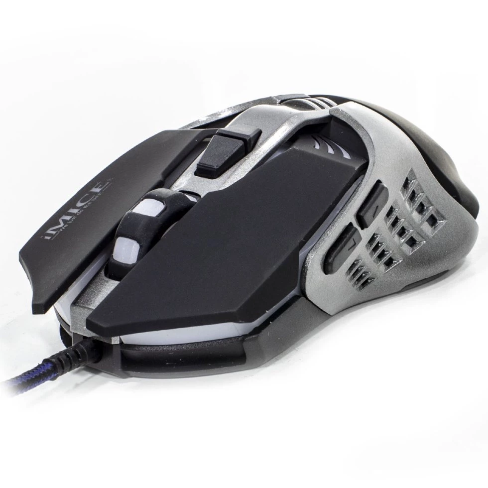 Миша iMICE V5 Black провідна ігрова роздільна здатність 3200 DPI 7 кнопок USB 1.2 м