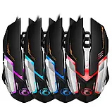 Ігрова мишка iMICE V6 Black дротова dpi 800/1200/1600/2400 з LED, фото 4