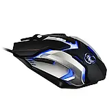 Ігрова мишка iMICE V6 Black дротова dpi 800/1200/1600/2400 з LED, фото 5