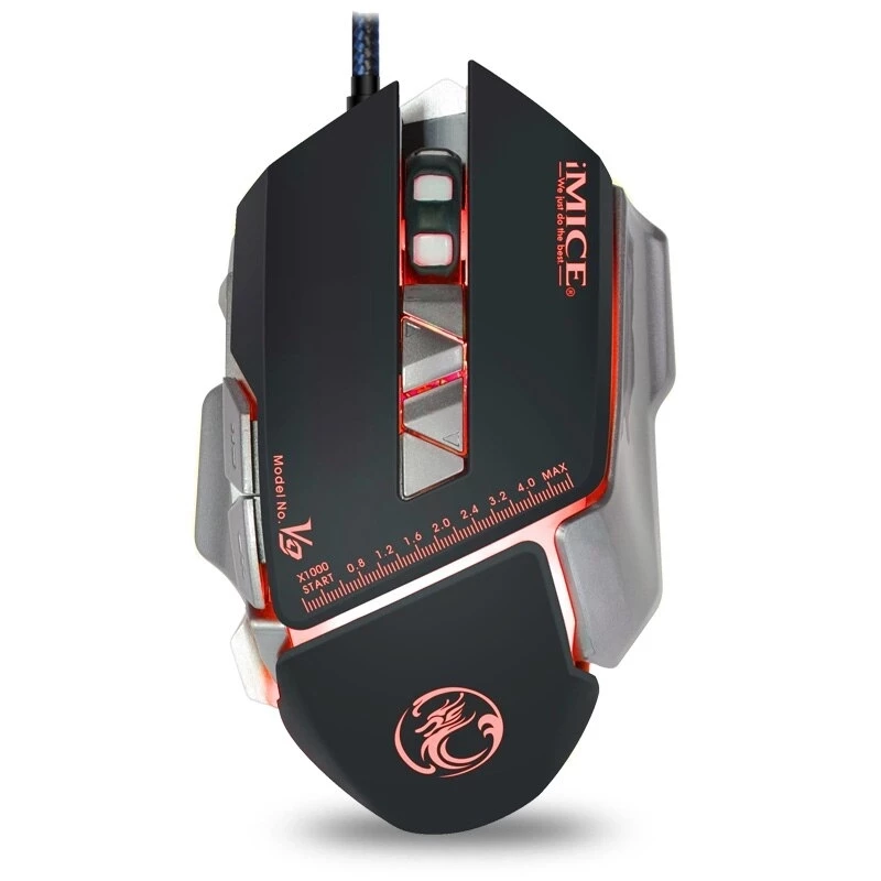 Ігрова миша iMICE V9 Black USB провідова