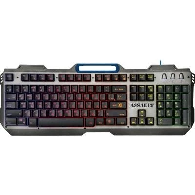 Клавіатура Defender Assault GK-350L RU USB Grey-Metall (45350)