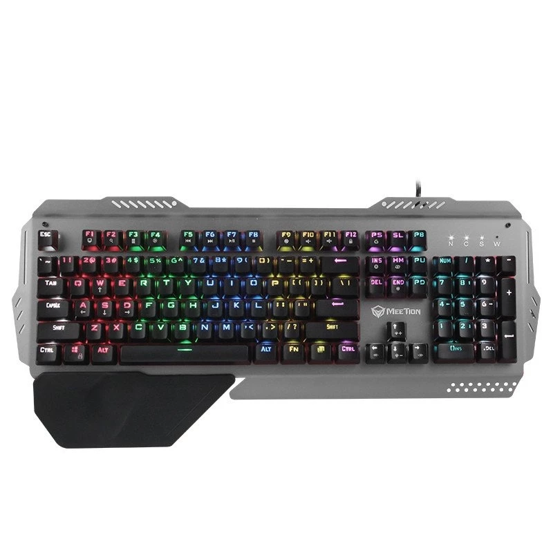 Клавіатура гри MEETION Gaming RGB Backlit MK-20, чорно-сера