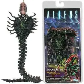 Колекційна фігурка Neca Чужий Змій Snake Alien. Серія 13