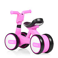 Толокар Біговел для малюків BAMBI M 4086-8 рожевий з музикою і світлом, фото 7