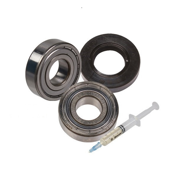 Комплект (сальник 25*47*10mm C00002592 + підшипники 203/204 + мастило) для пральних машин Ariston PR1