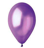 Воздушные шары (28 см) 10 шт, Италия, цвет - фиолетовый (металлик)