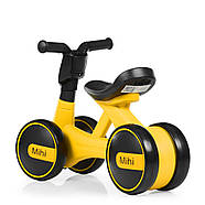 Толокар Біговел для малюків BAMBI M 4086-6 жовтий з музикою та світлом, фото 6