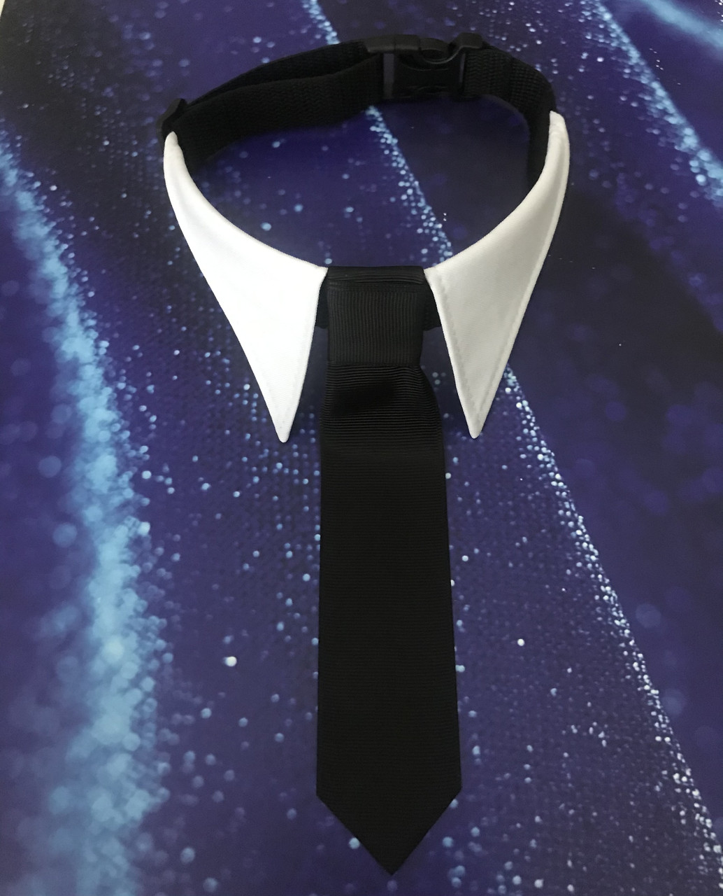 Белый галстук с воротничком для собаки - фото 3 - id-p1443033286