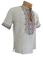 Сорочка Вишиванка для хлопчика з натурального льону Family Look р.140 — 176