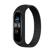 Ремешок BeCover Elastic Nylon Style для Xiaomi Mi Smart Band 5/Mi Smart Band 6 Size M Black (706156)