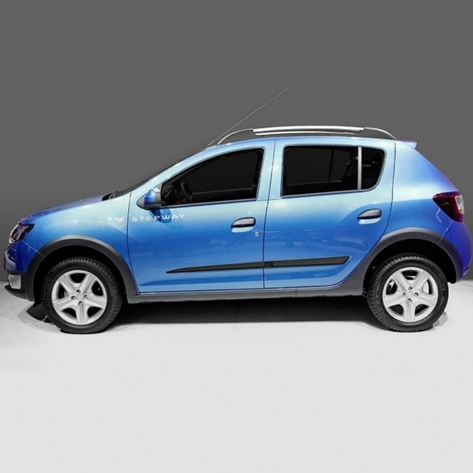 Молдинги на двері для Renault Dacia Sandero II 2012+